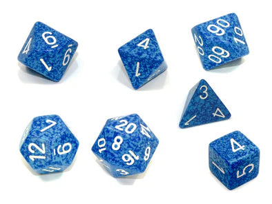 Chessex- 7pc Polyhedral: Speckled