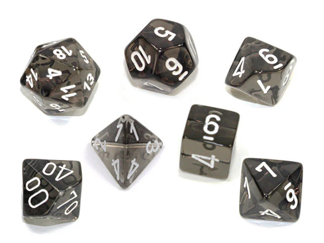 Chessex- 7pc Polyhedral: Translucent
