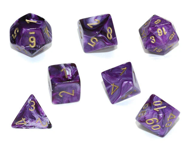 Chessex- 7pc Polyhedral: Vortex