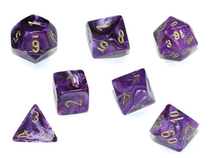 Chessex- 7pc Polyhedral: Vortex