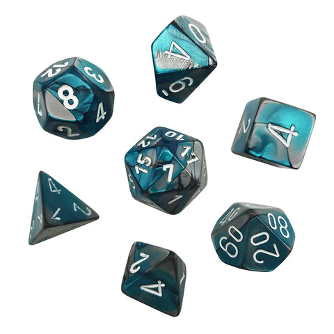 Chessex- 7pc Mini Polyhedral: Gemini