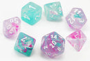 Chessex- 7pc Mini Polyhedral: Nebula