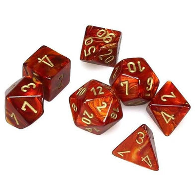 Chessex- 7pc Mini Polyhedral: Scarab