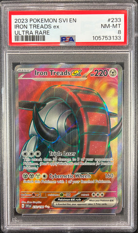 Iron Treads ex (223/198) - Ultra Rare - PSA 8