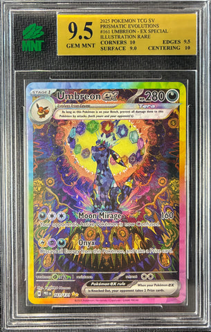 Umbreon ex (161/131) - Prismatic Evolutions - Special Illustration Rare - MNT 9.5