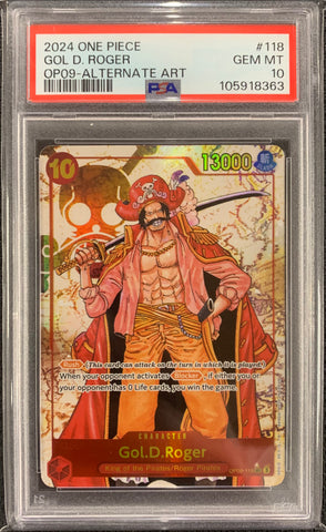 Goo.D.Roger - Alternate Art (OP09-118) - PSA 10