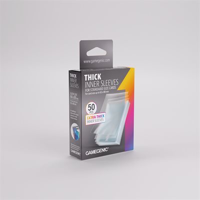 Sleeves: Gamegenic: Thick Inner Sleeves (50) (ML) (Repackaging)