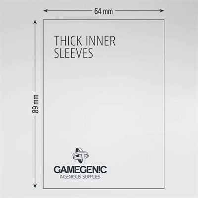 Sleeves: Gamegenic: Thick Inner Sleeves (50) (ML) (Repackaging)