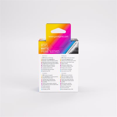 Sleeves: Gamegenic: Matte Prime Sleeves: White (100) (ML) (Repackaging)