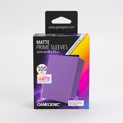 Sleeves: Gamegenic: Matte Prime Sleeves: Purple (100) (ML) (Repackaging)