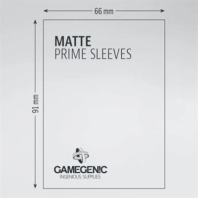 Sleeves: Gamegenic: Matte Prime Sleeves: Yellow (100) (ML) (Repackaging)