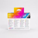 Sleeves: Gamegenic: Matte Double Sleeving Clear/Black (2x100) (ML) (Repackaging)