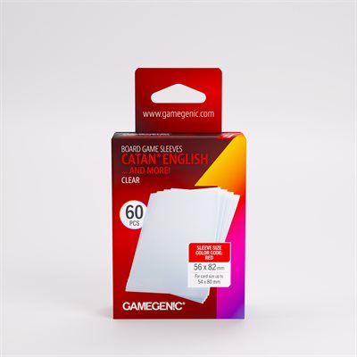 Sleeves: Gamegenic: Prime Catan-Sized Sleees (50) (ML) (Repackaging)