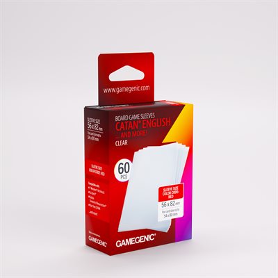 Sleeves: Gamegenic: Prime Catan-Sized Sleees (50) (ML) (Repackaging)