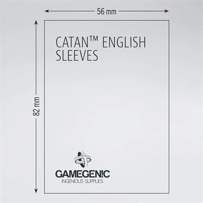 Sleeves: Gamegenic: Prime Catan-Sized Sleees (50) (ML) (Repackaging)