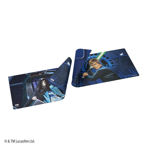 Playmat: Star Wars: Unlimited: DoubleSided Game Mat: - Luke Skywalker & Palpatine(ML)