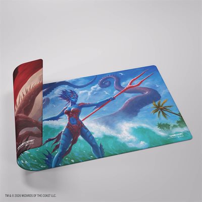 Playmat: Magic: The Gathering - Reality Fracture Double-sided Playmat - Kiora of Salt and Sand / Kiora