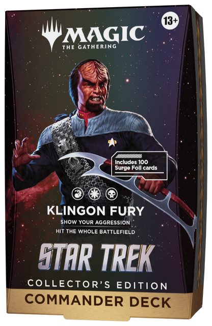 Star Trek Commander Deck - Klingon Fury (Collector's Edition)