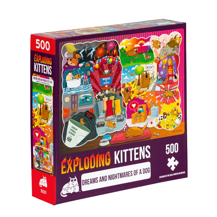 Exploding Kittens: Dreams and Nightmares of a Dog 500pc
