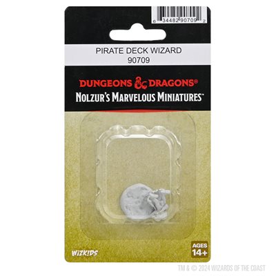 D&D Nolzur's Marvelous Unpainted Miniatures: Wave 24: Pirate Deck Wizard (EN)
