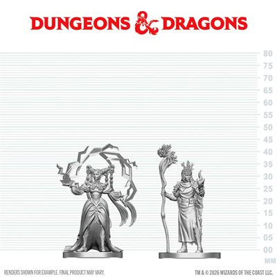 D&D Nolzur's Marvelous Unpainted Miniatures: Human Druid & Elf Sorcerer (EN) ^ Q3 2026