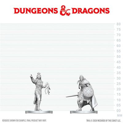 D&D Nolzur's Marvelous Unpainted Miniatures: Drow Elite Warrior & Drow Priestess of Lolth (EN) ^ Q