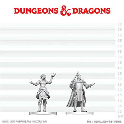 D&D Nolzur's Marvelous Unpainted Miniatures: Knight & Mage Apprentice (EN) ^ Q3 2026