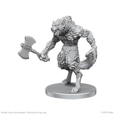 Pathfinder Battles Deep Cuts Unpainted Miniatures: Werewolf & Wereboar (EN)