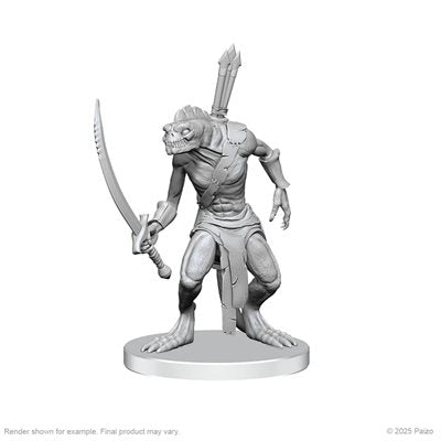 Pathfinder Battles Deep Cuts Unpainted Miniatures: Xulgath Skirmisher & Stoneliege (EN)