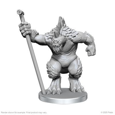 Pathfinder Battles Deep Cuts Unpainted Miniatures: Xulgath Skirmisher & Stoneliege (EN)