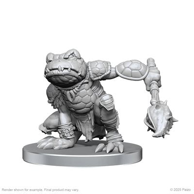 Pathfinder Battles Deep Cuts Unpainted Miniatures: Boggard Scout & Castoroides (EN)