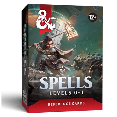 Dungeons & Dragons: Reference Cards: Spells - Levels 0-1 (EN) ^ Aug 18 2026