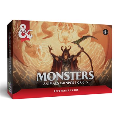 Dungeons & Dragons: Reference Cards: Monsters - Animals and NPC's (EN) ^ Aug 18 2026