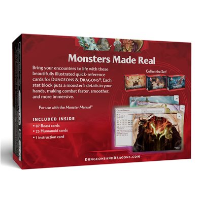 Dungeons & Dragons: Reference Cards: Monsters - Animals and NPC's (EN) ^ Aug 18 2026