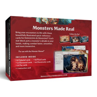 Dungeons & Dragons: Reference Cards: Monsters - Mystical and Menacing (EN) ^ Aug 18 2026