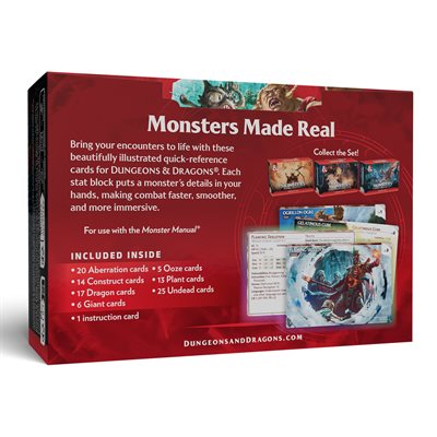 Dungeons & Dragons: Reference Cards: Monsters - Fearsome and Ferocious (EN) ^ Aug 18 2026