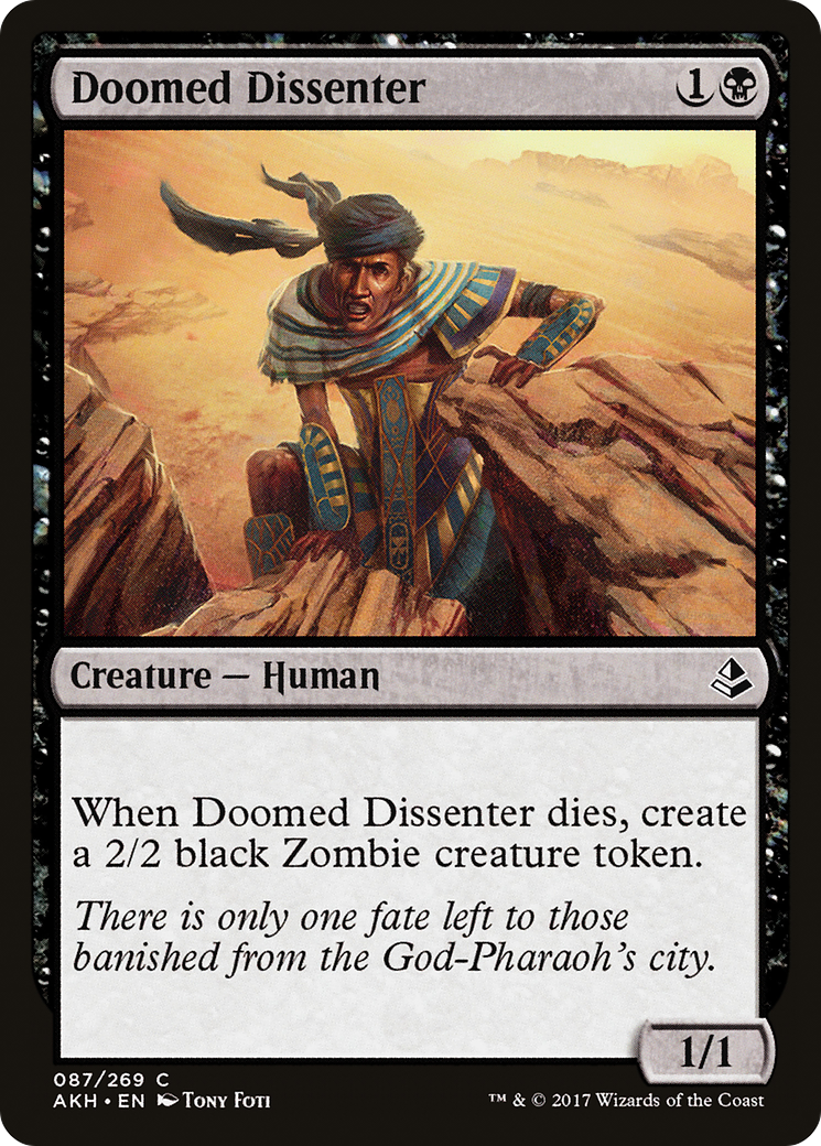 Doomed Dissenter [Amonkhet]