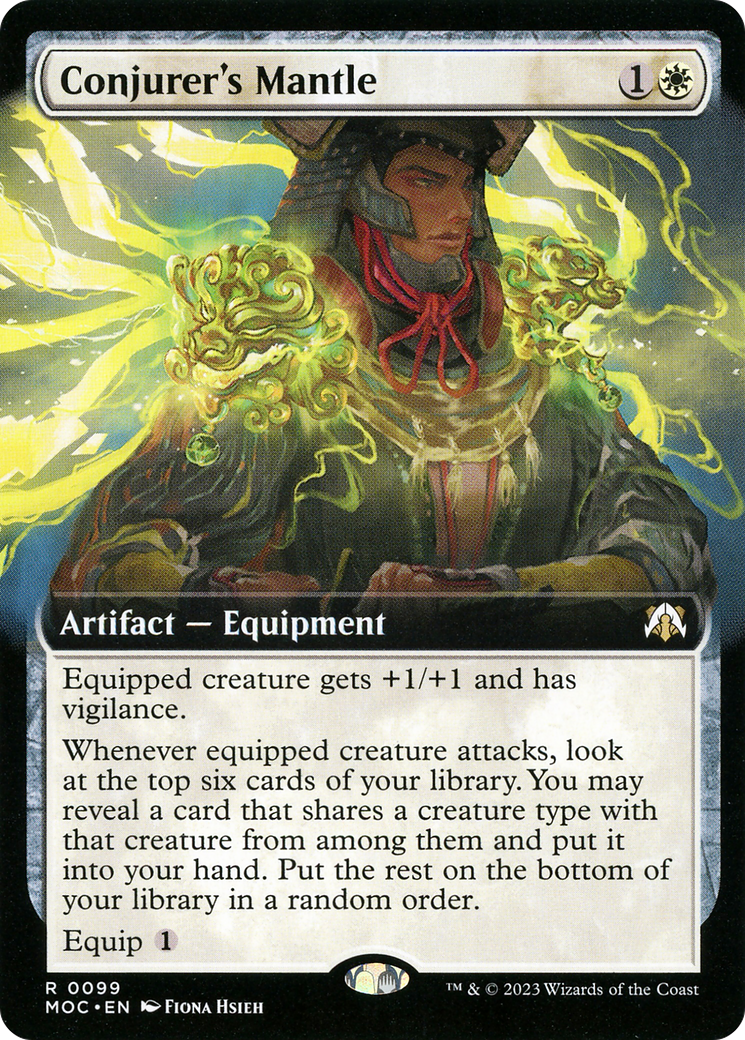 Conjurer's Mantle (Extended Art) [March of the Machine Commander]