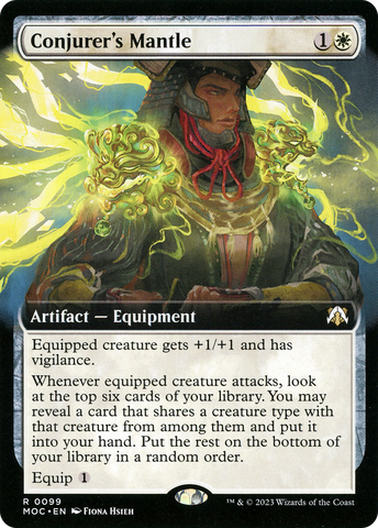 Conjurer's Mantle (Extended Art) [March of the Machine Commander]