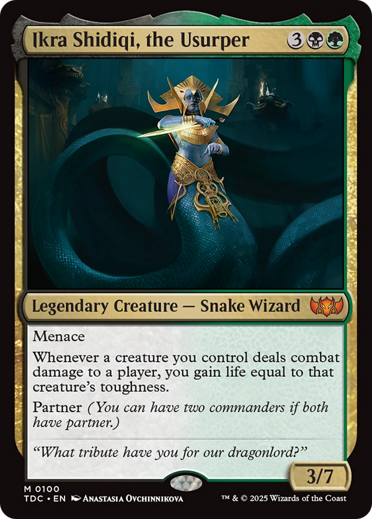 Ikra Shidiqi, the Usurper [Tarkir: Dragonstorm Commander]