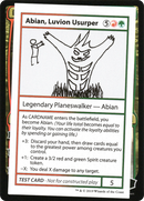 Abian, Luvion Usurper (2021 Edition) [Mystery Booster Playtest Cards]