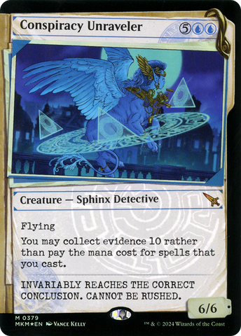 Conspiracy Unraveler (Showcase) (Invisible Ink) [Murders at Karlov Manor]