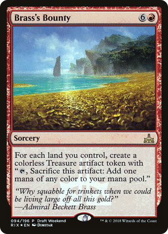 Brass's Bounty (Draft Weekend) [Rivals of Ixalan Promos]