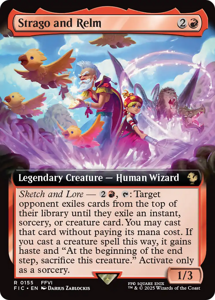 Strago and Relm (Extended Art) [FINAL FANTASY Commander]