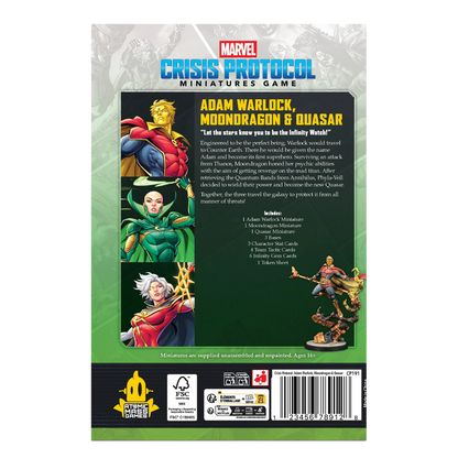 Marvel: Crisis Protocol: Adam Warlock, Moondragon & Quasar