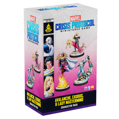 Marvel: Crisis Protocol: Avalanche, Exodus & Lady Mastermind - Character Pack