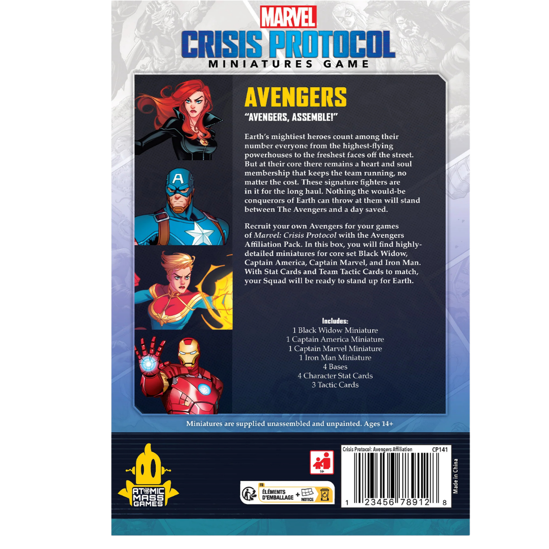 Marvel: Crisis Protocol: Avengers - Affiliation Pack