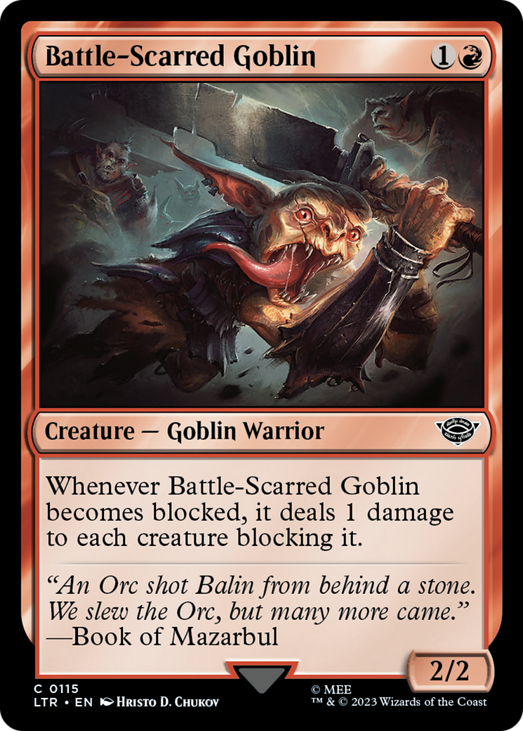 Battle-Scarred Goblin [The Lord of the Rings: Tales of Middle-Earth]