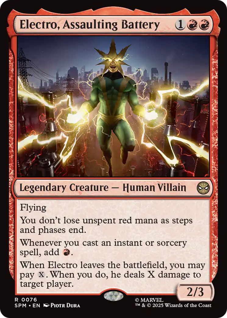 Electro, Assaulting Battery [Marvel's Spider-Man]