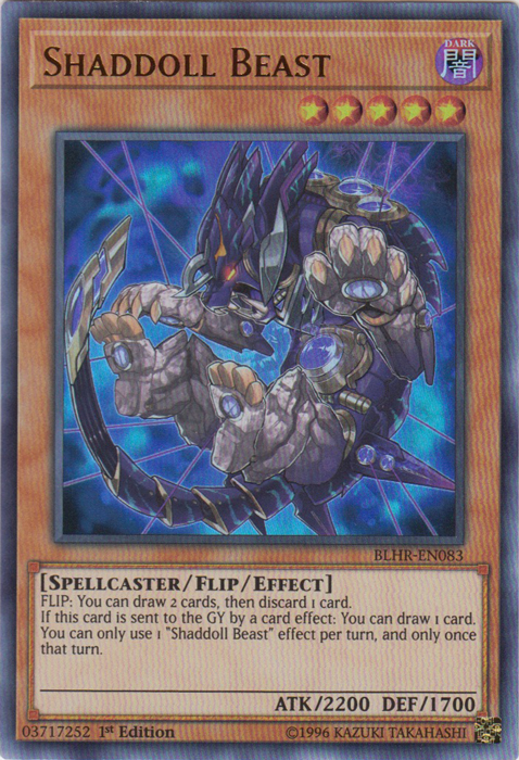 Shaddoll Beast [BLHR-EN083] Ultra Rare